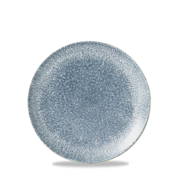 Raku Topaz Blue Coupe Plate 16.5cm
